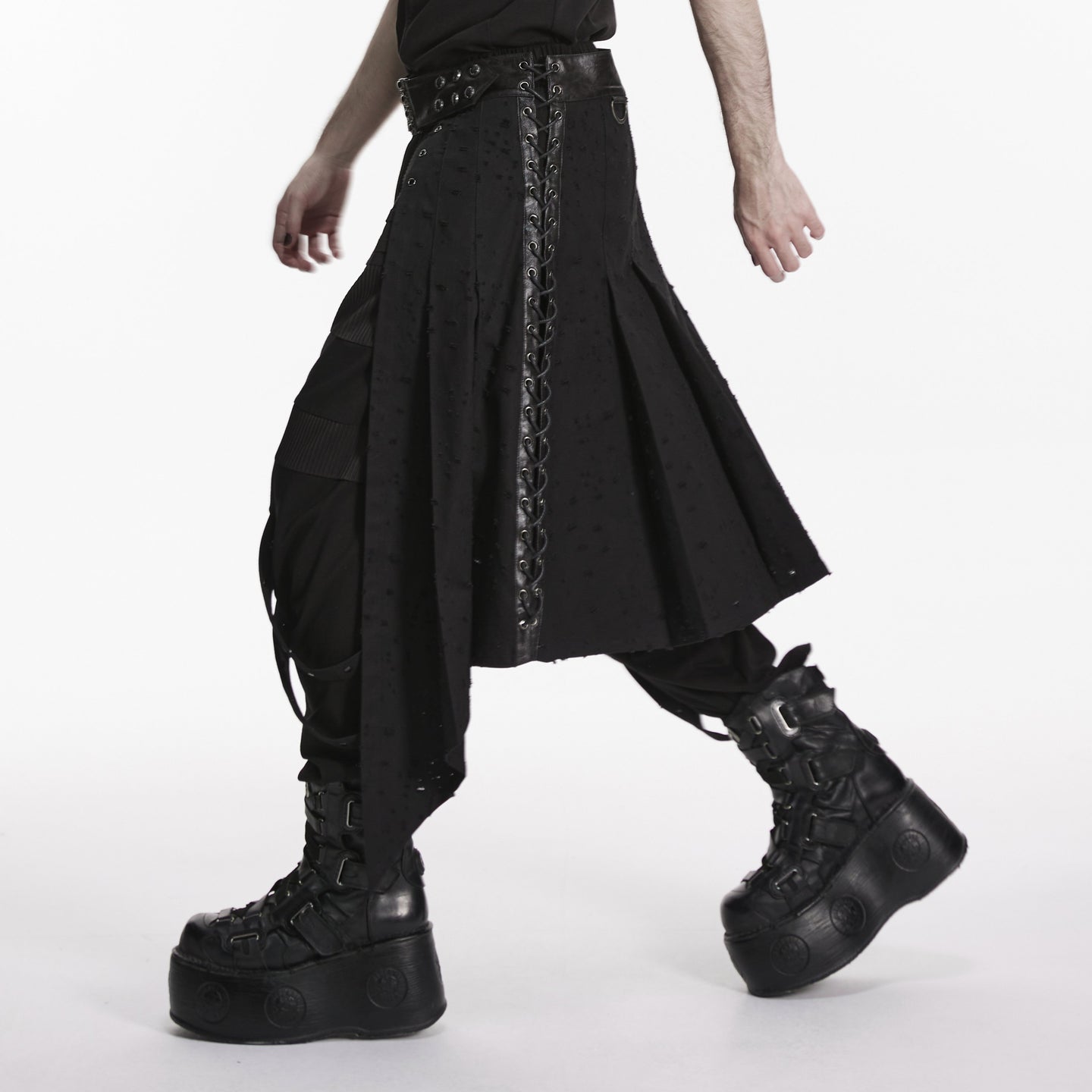 Shocked  Mens Overskirt Black