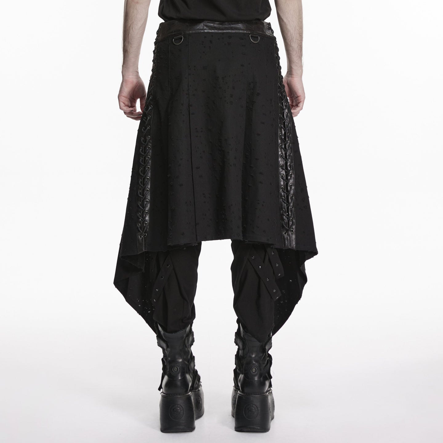 Shocked  Mens Overskirt Black