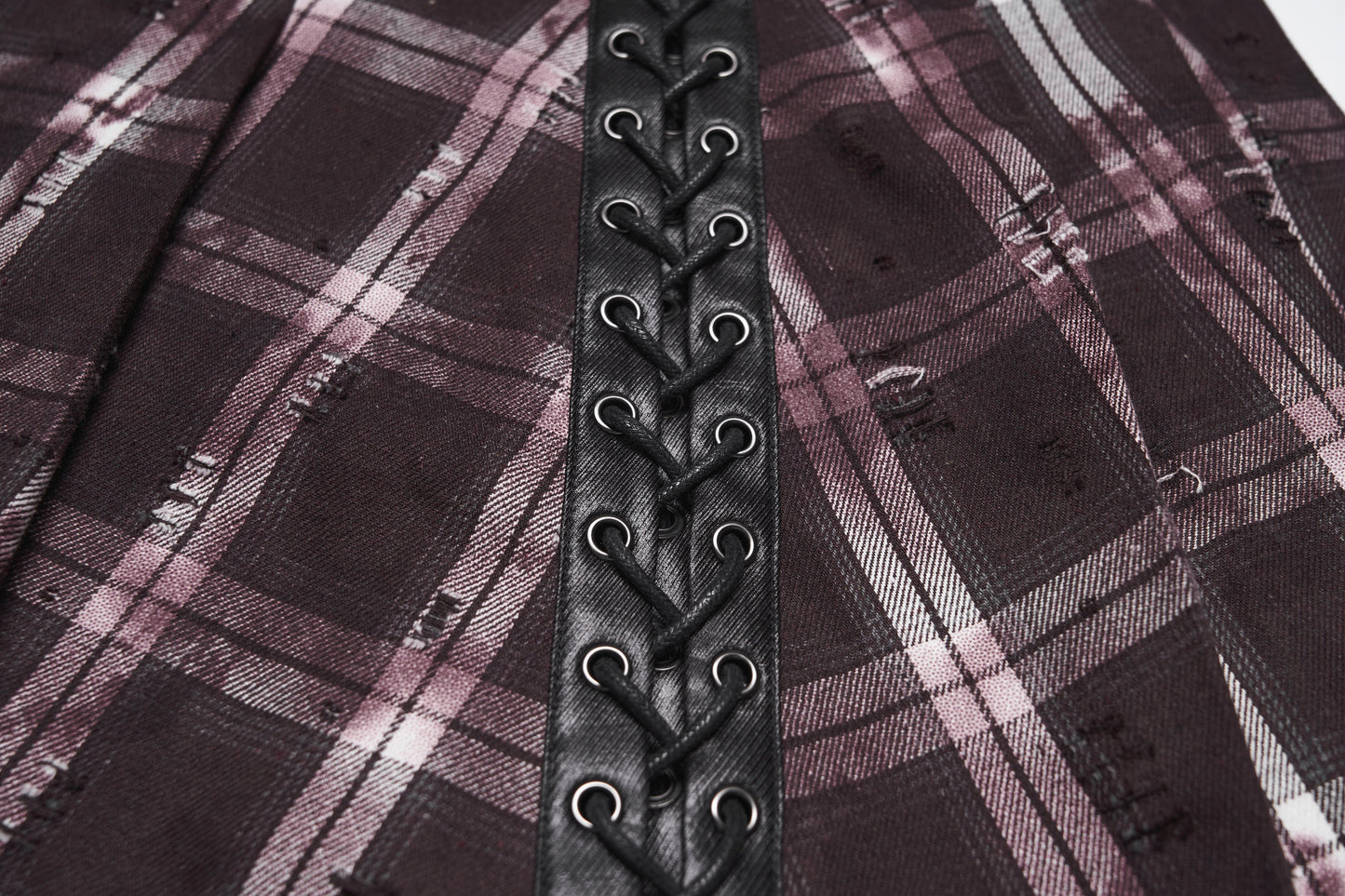 Shocked  Mens Overskirt Tartan