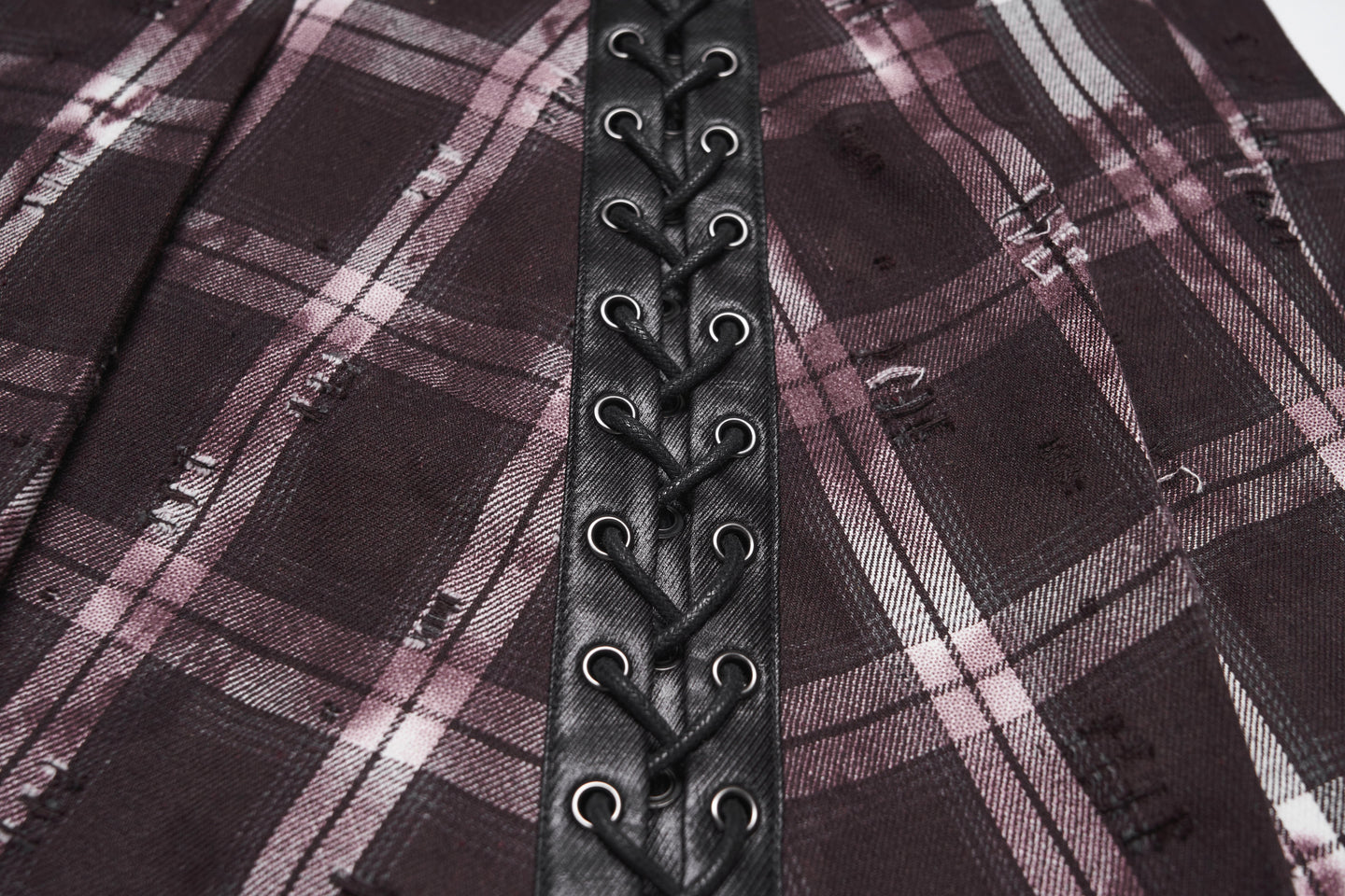 Shocked  Mens Overskirt Tartan