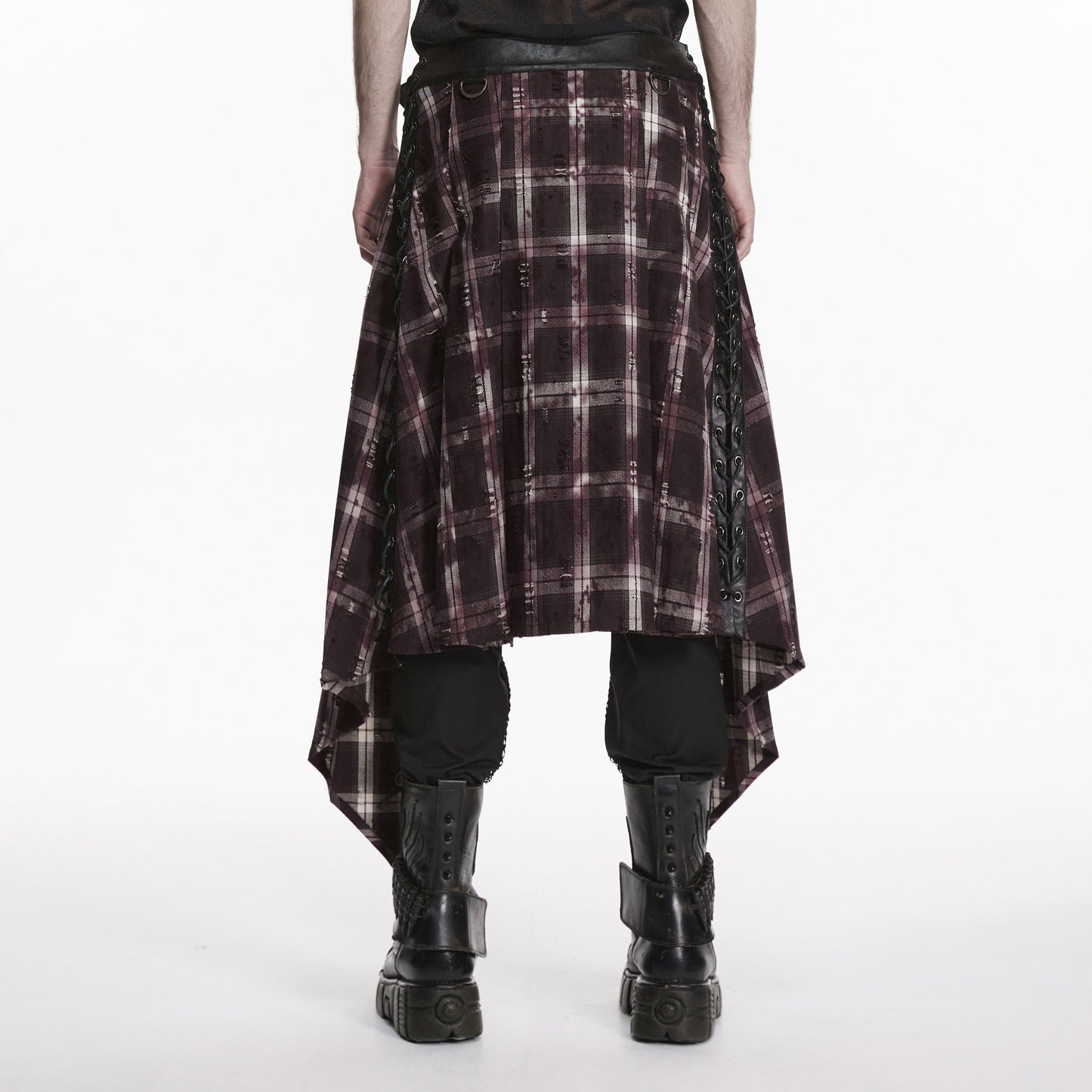 Shocked  Mens Overskirt Tartan