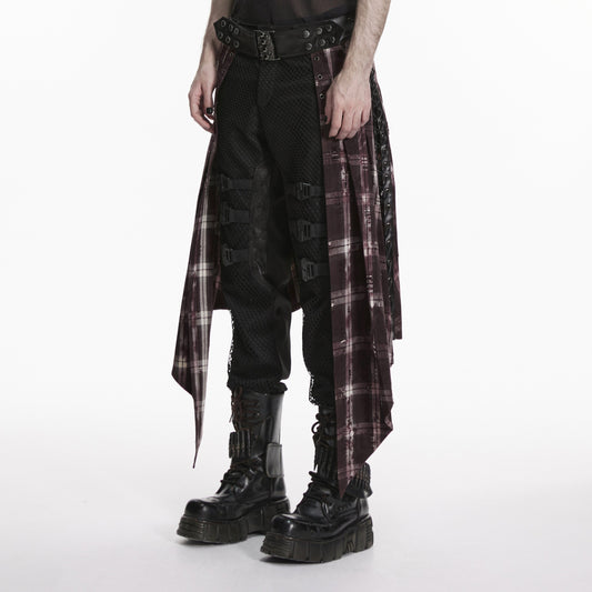Shocked Heren-Overskirt Tartan