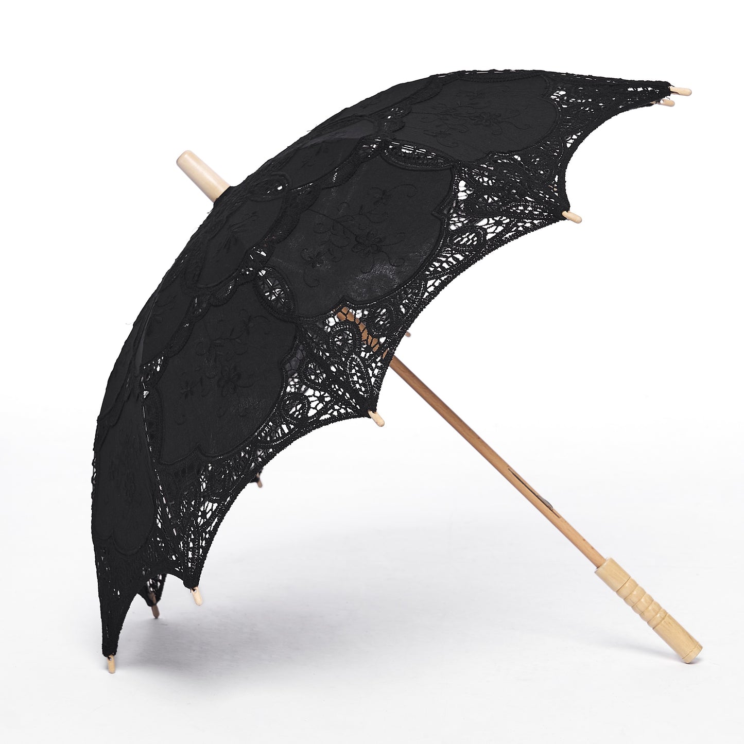 Punk Rave Parasol Zwart Kant