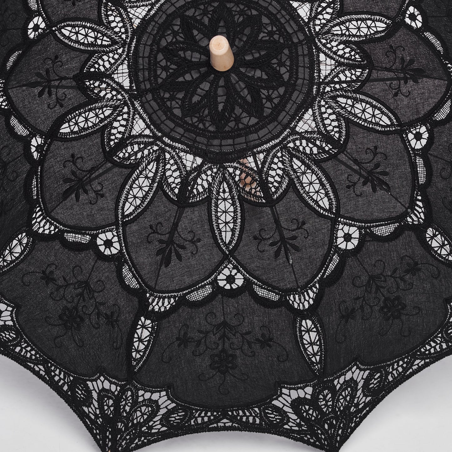 Punk Rave Parasol Zwart Kant