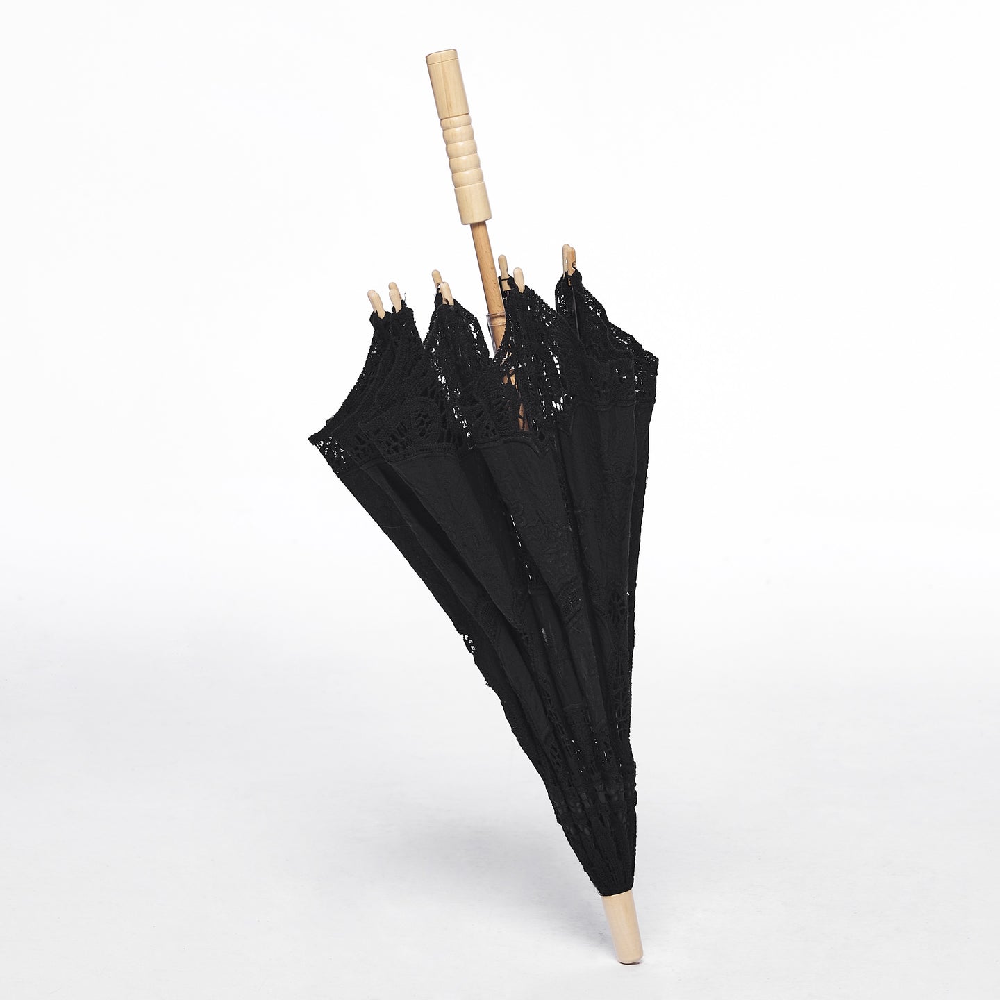 Punk Rave Parasol Zwart Kant