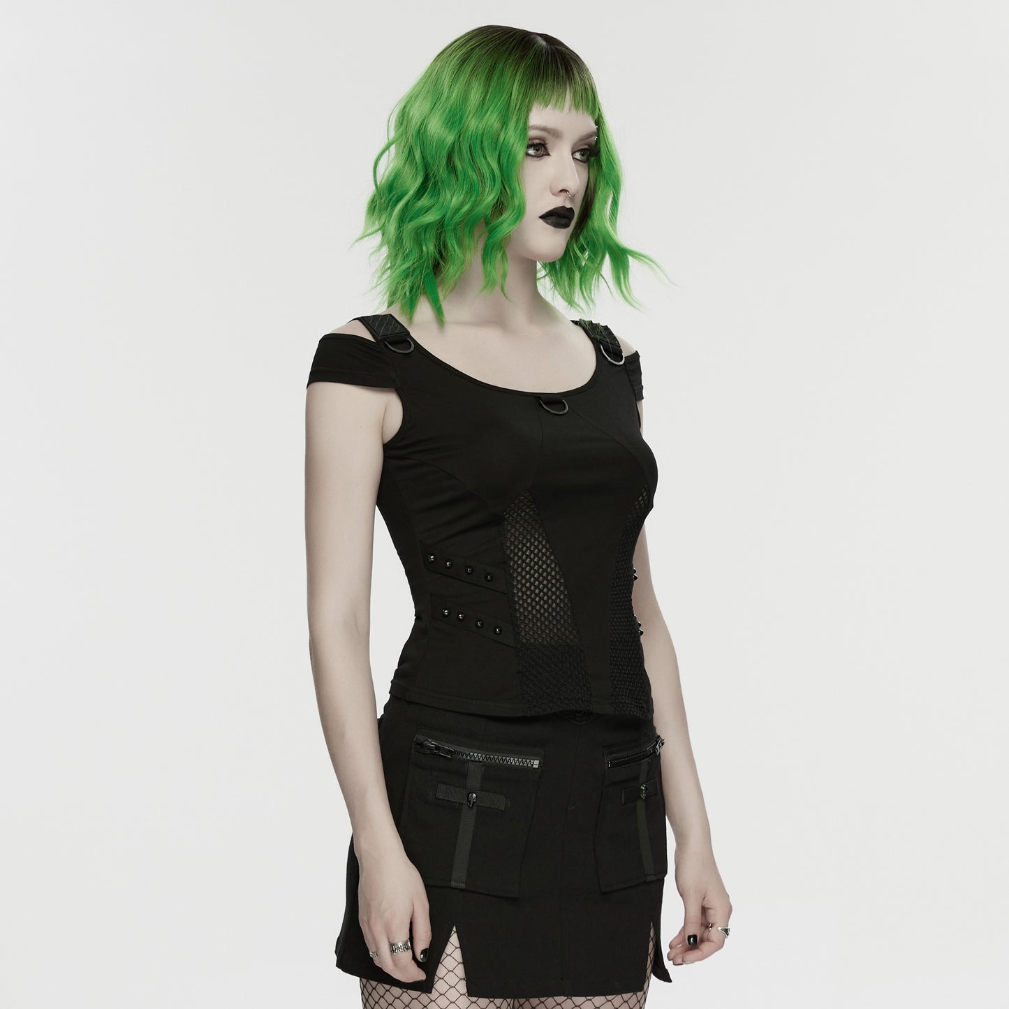 Heartaches Top Zwart
