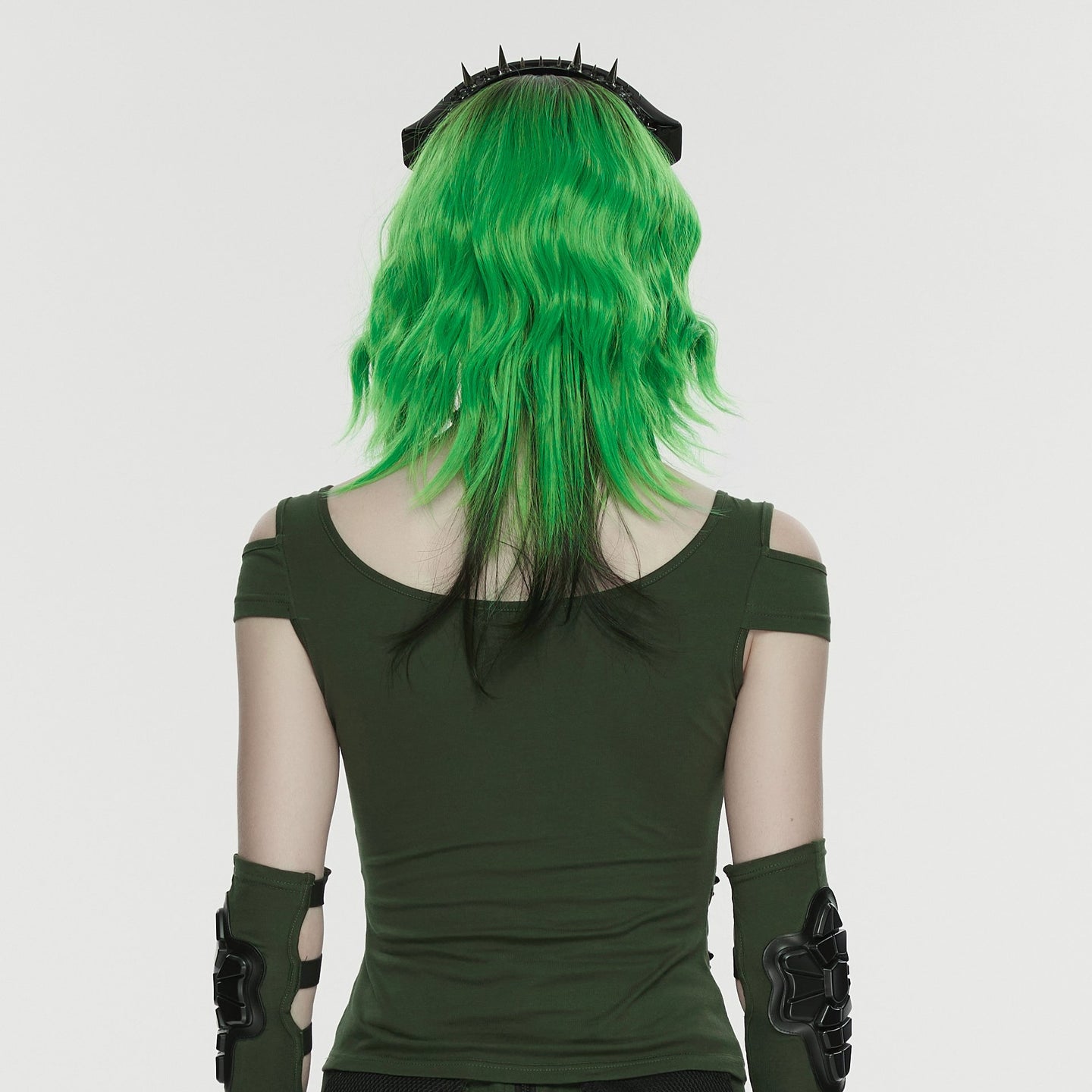 Heartaches Top Groen - Zwart