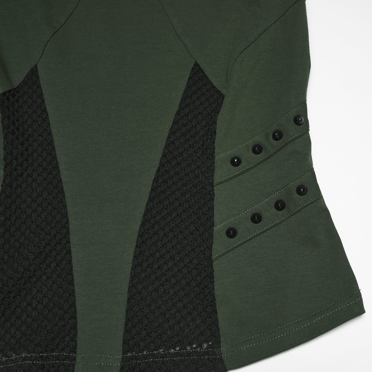 Heartaches Top Groen - Zwart