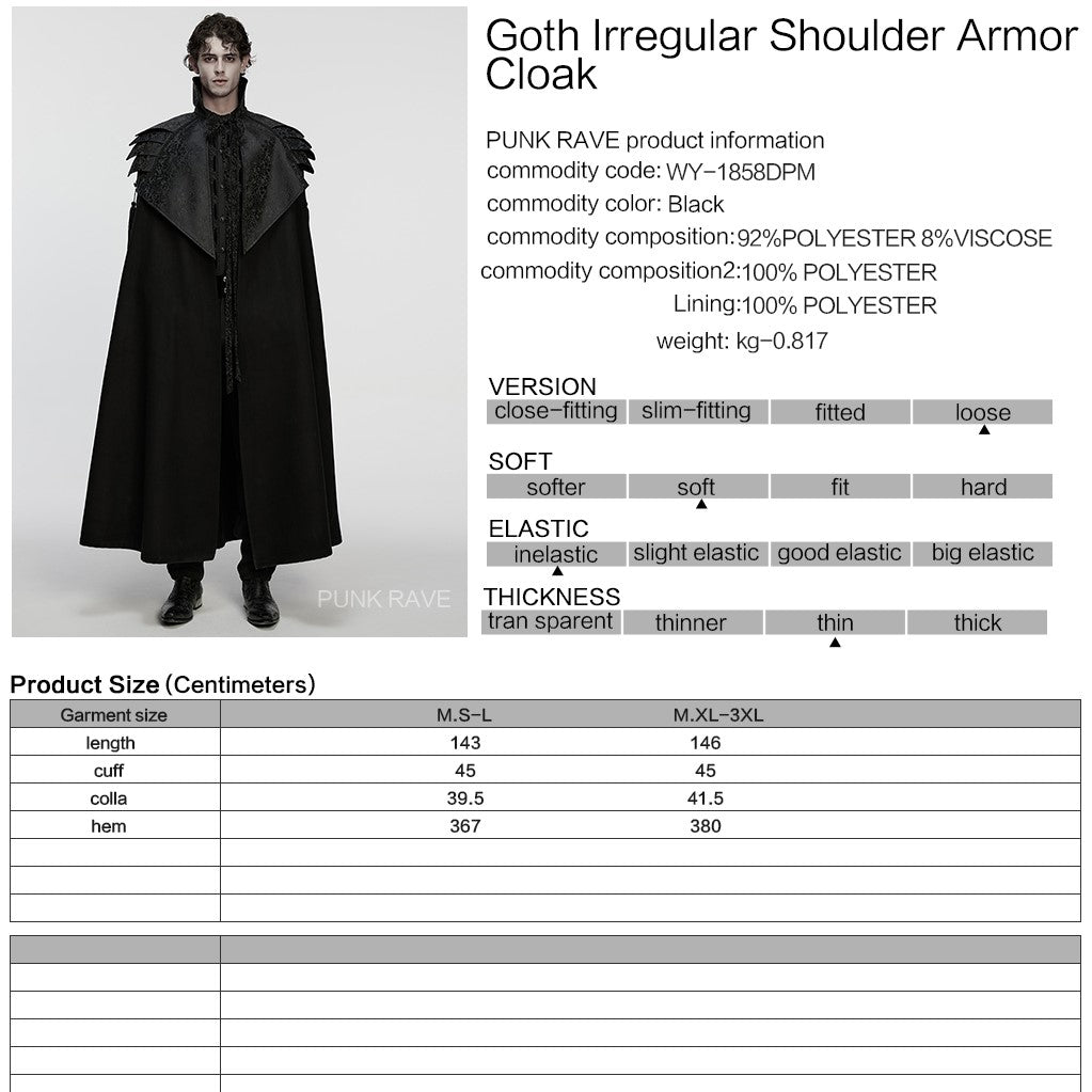 Punk Rave Whispered Dreams Cape