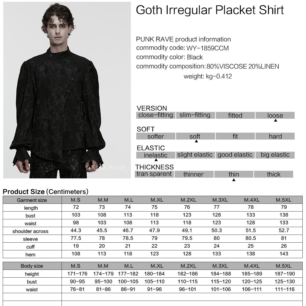 Punk Rave Come Back Shirt Zwart