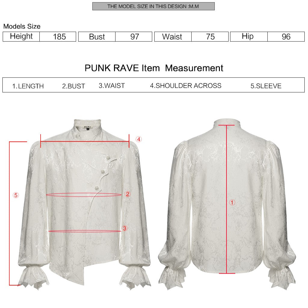 Punk Rave Come Back Shirt Wit