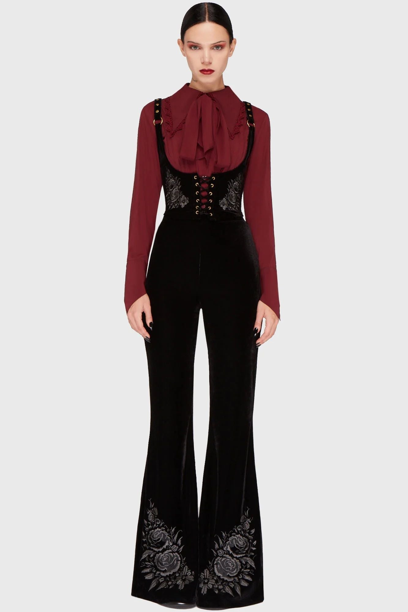 Killstar A Devil's Rose Flares Zwart