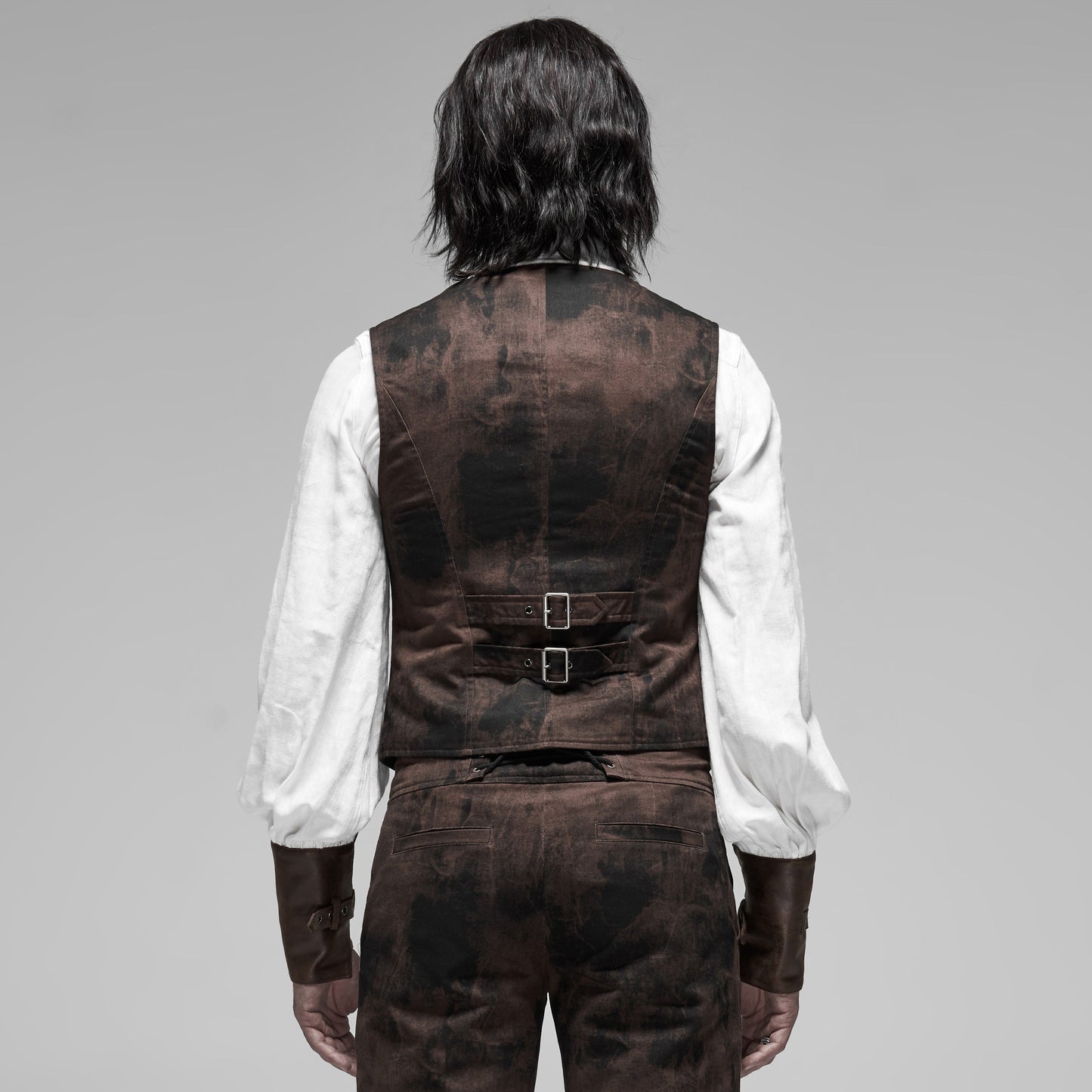 Exhausted Vest Brown