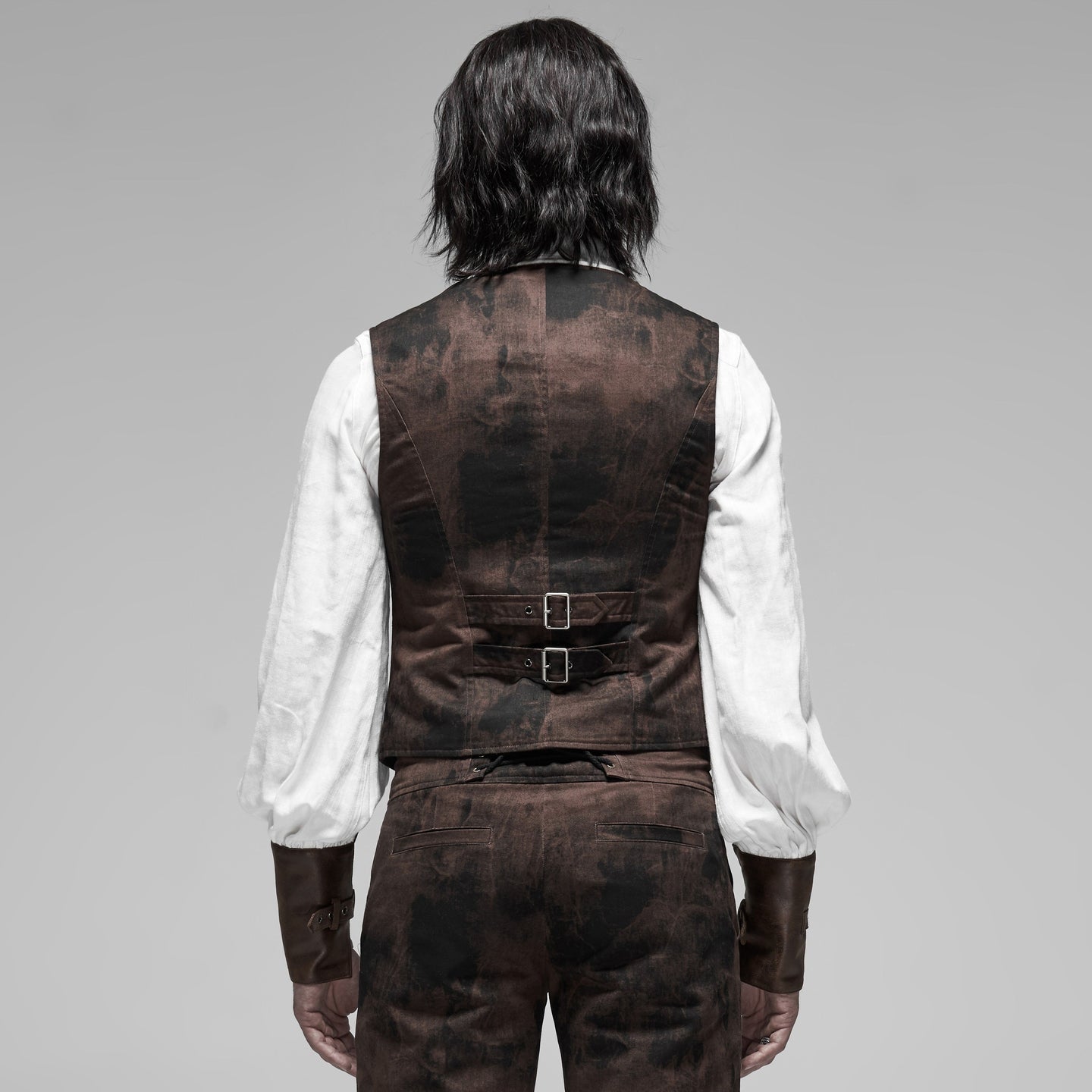 Exhausted Vest Brown