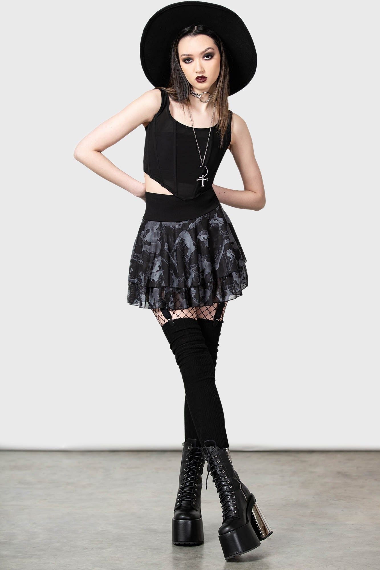Killstar Hioid Mini Skirt