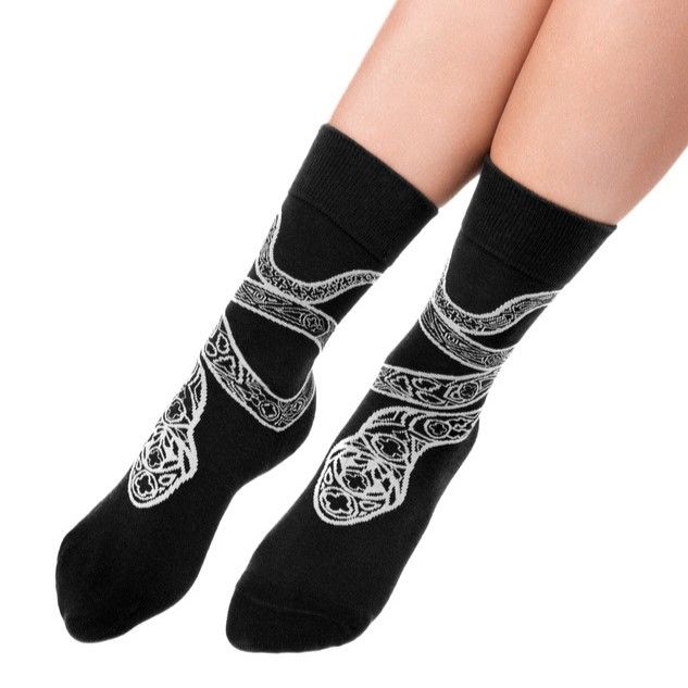 Cathedral Snake Jacquard Sokken