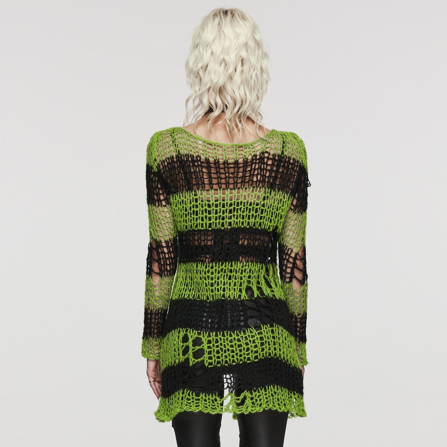 Viral Cardigan Black - Green