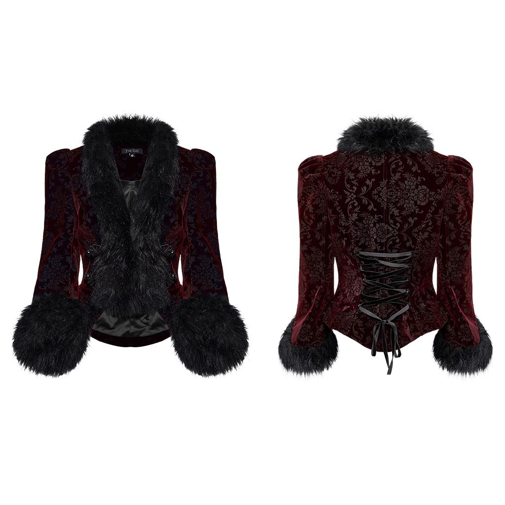 Wanting More Jacket Red - Black