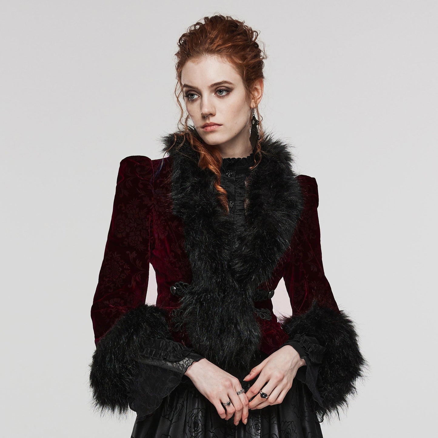 Wanting More Jacket Red - Black