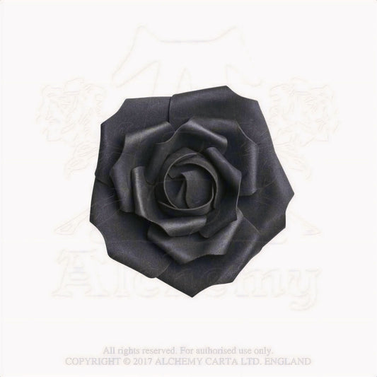 Small Black Rose Head