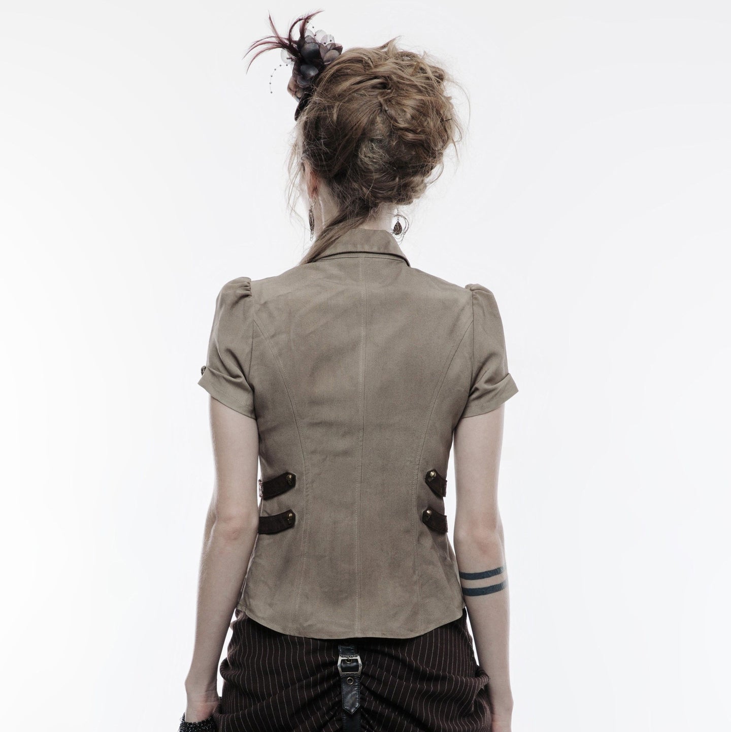 Punk Rave Pursuit Shirt Beige