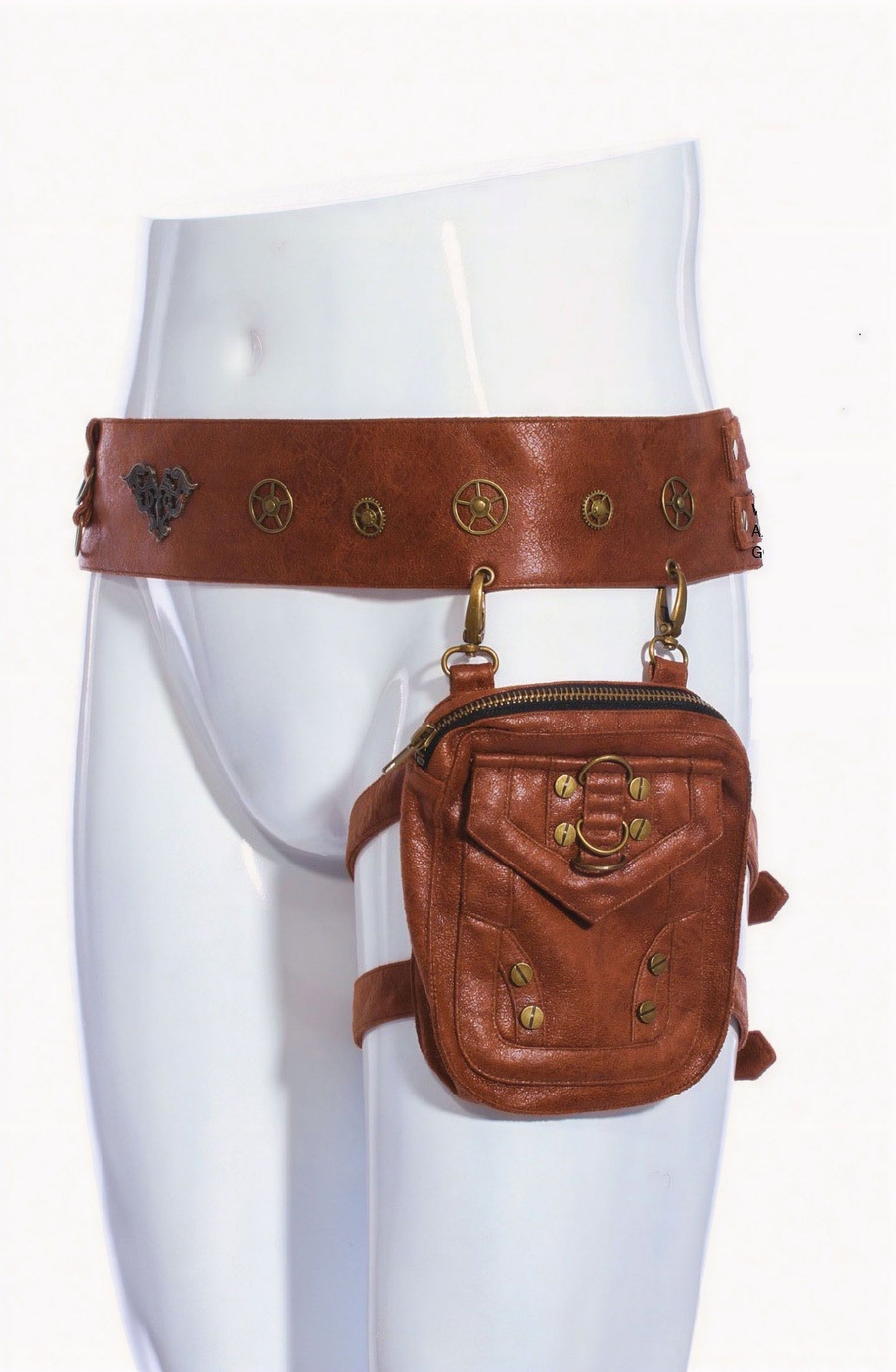Steampunk Men's Pocket Belt SPM035