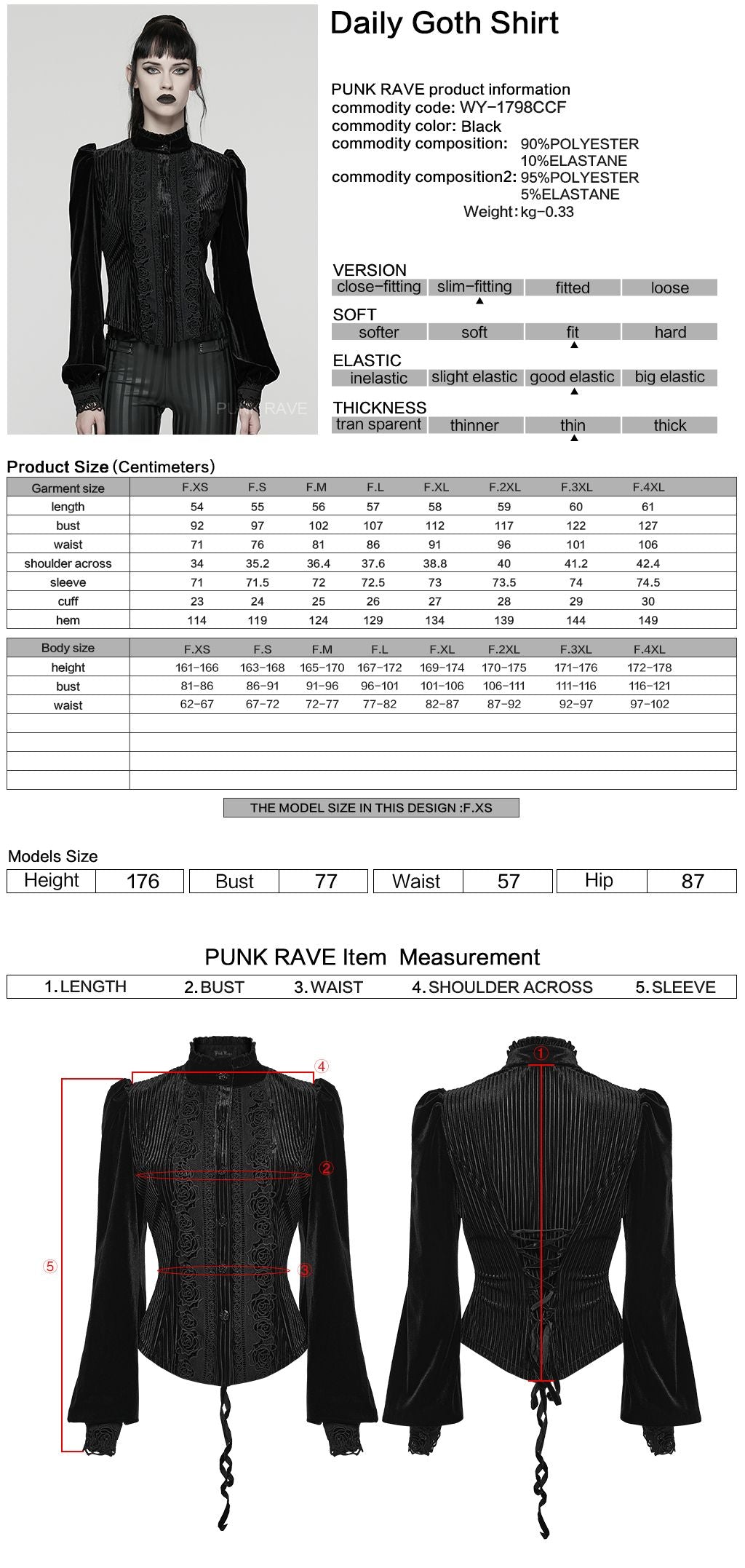 Hold Me Blouse Zwart