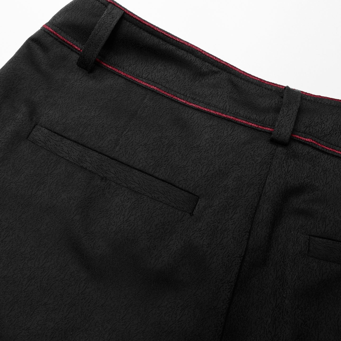 Ceremony Broek Zwart Rood