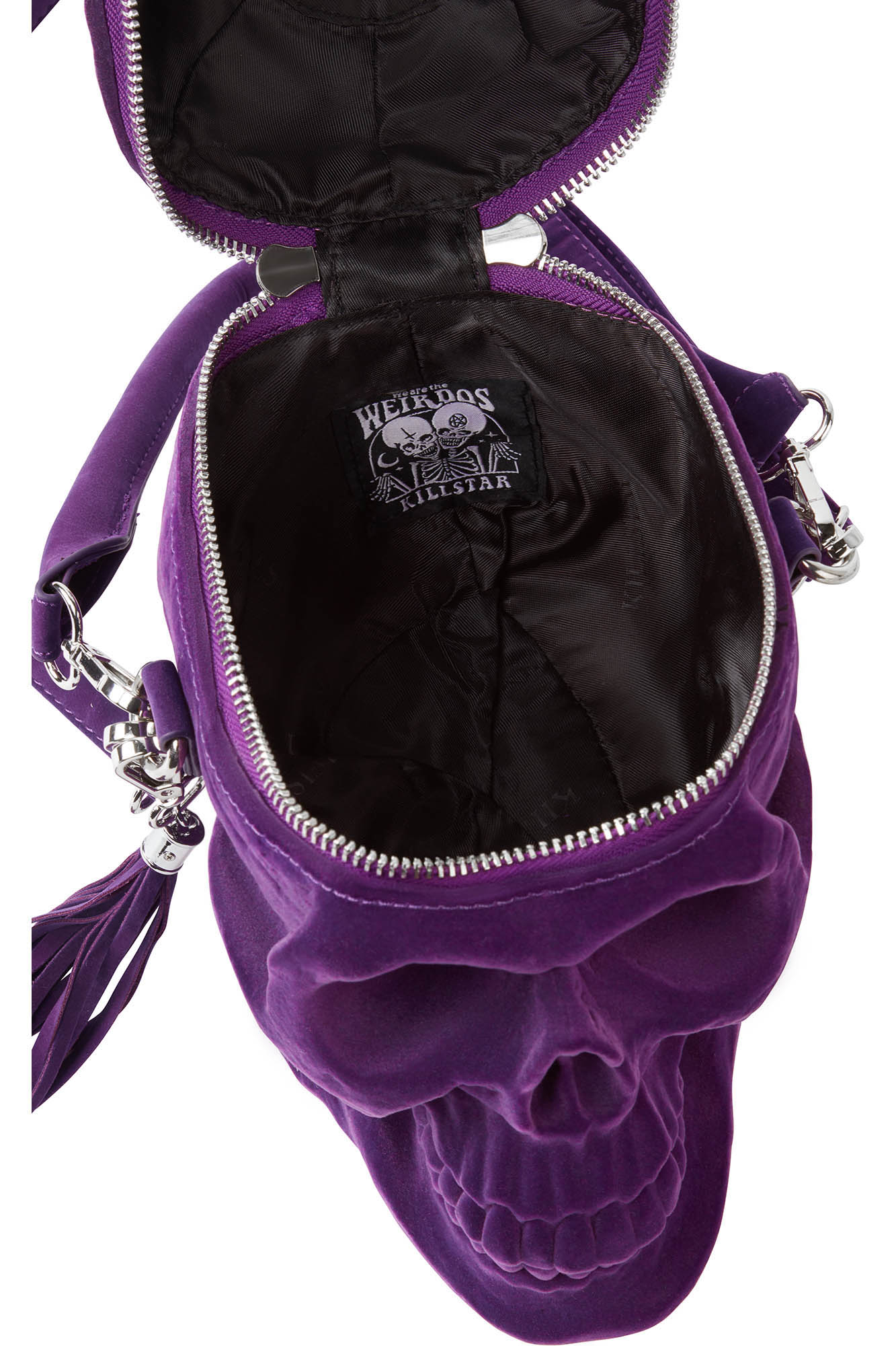 Grave Digger Skull Tas Plum