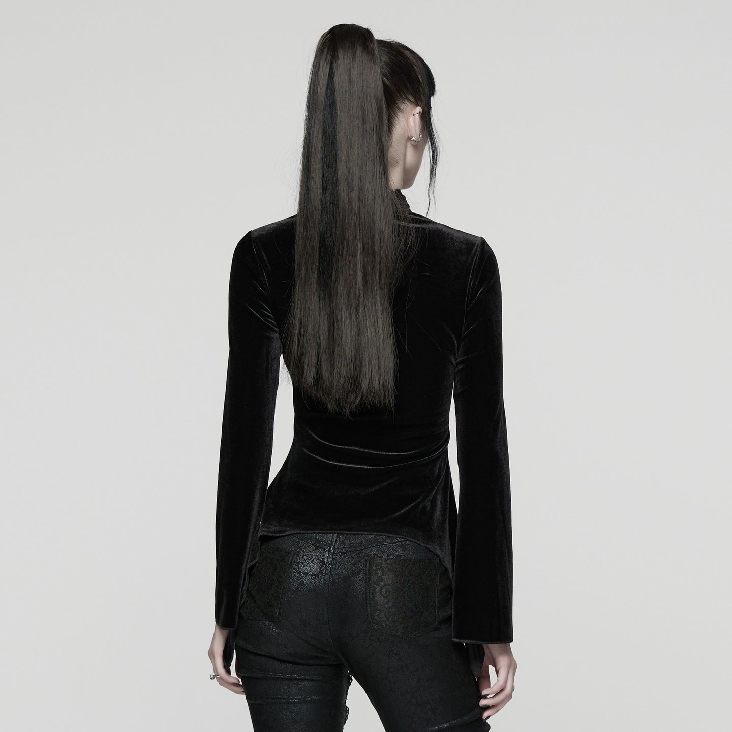 Losing Sense Top Zwart