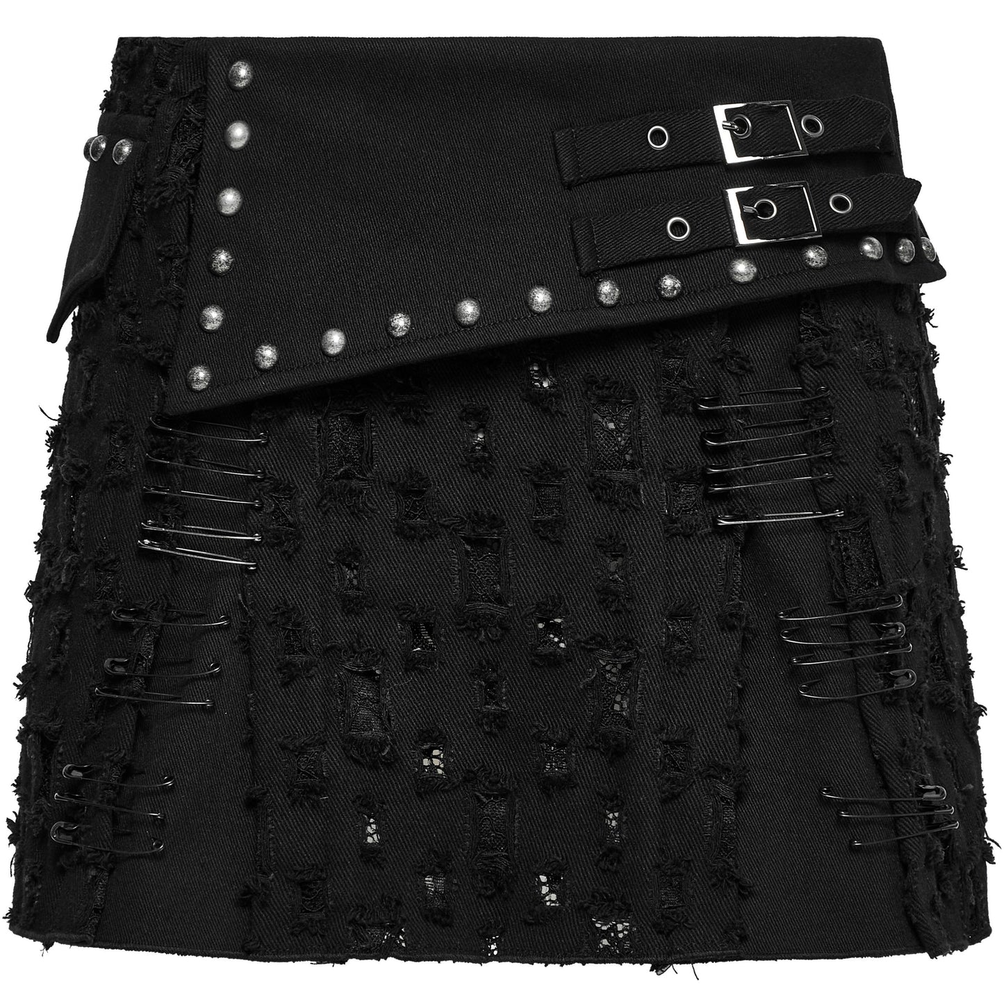 Punk Rave Nowhere To Run Mini Skirt
