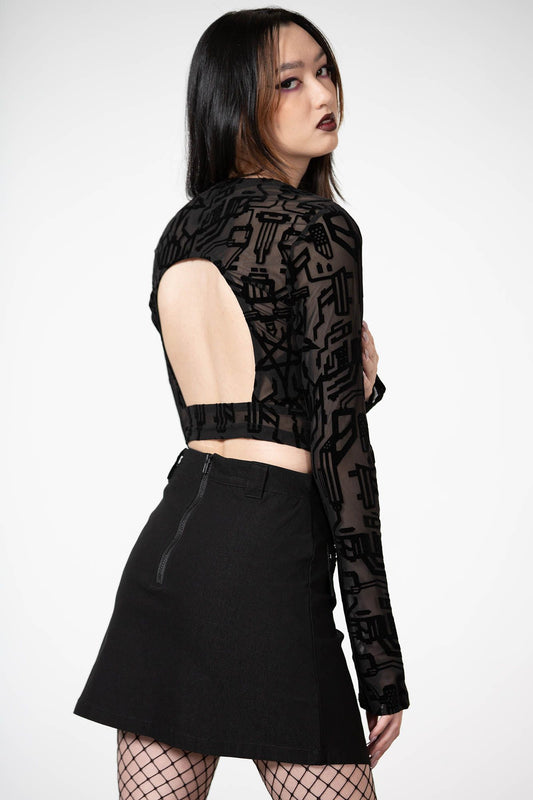 Killstar Strobe Mesh Top