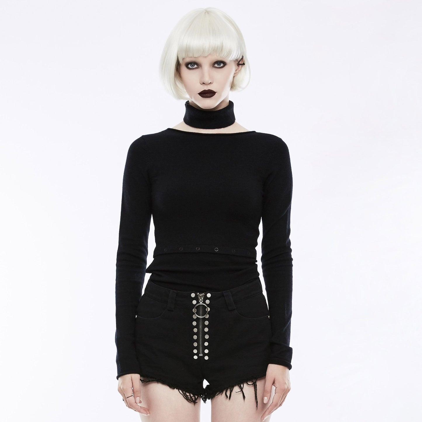 Restless Night Top Zwart