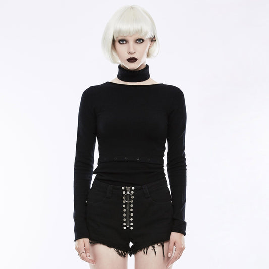 Restless Night Top Zwart