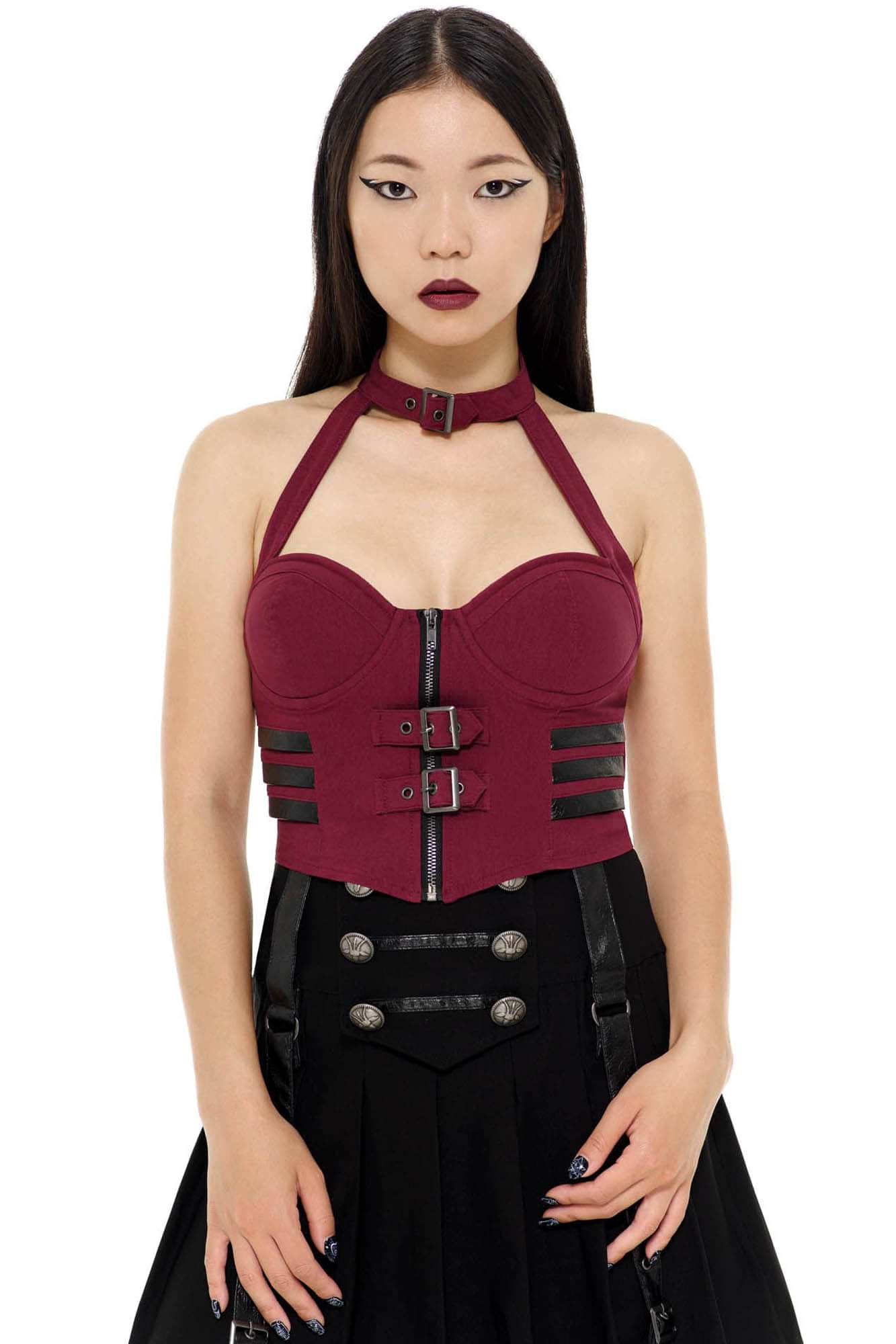Killstar Night Patrol Haltertop Blood