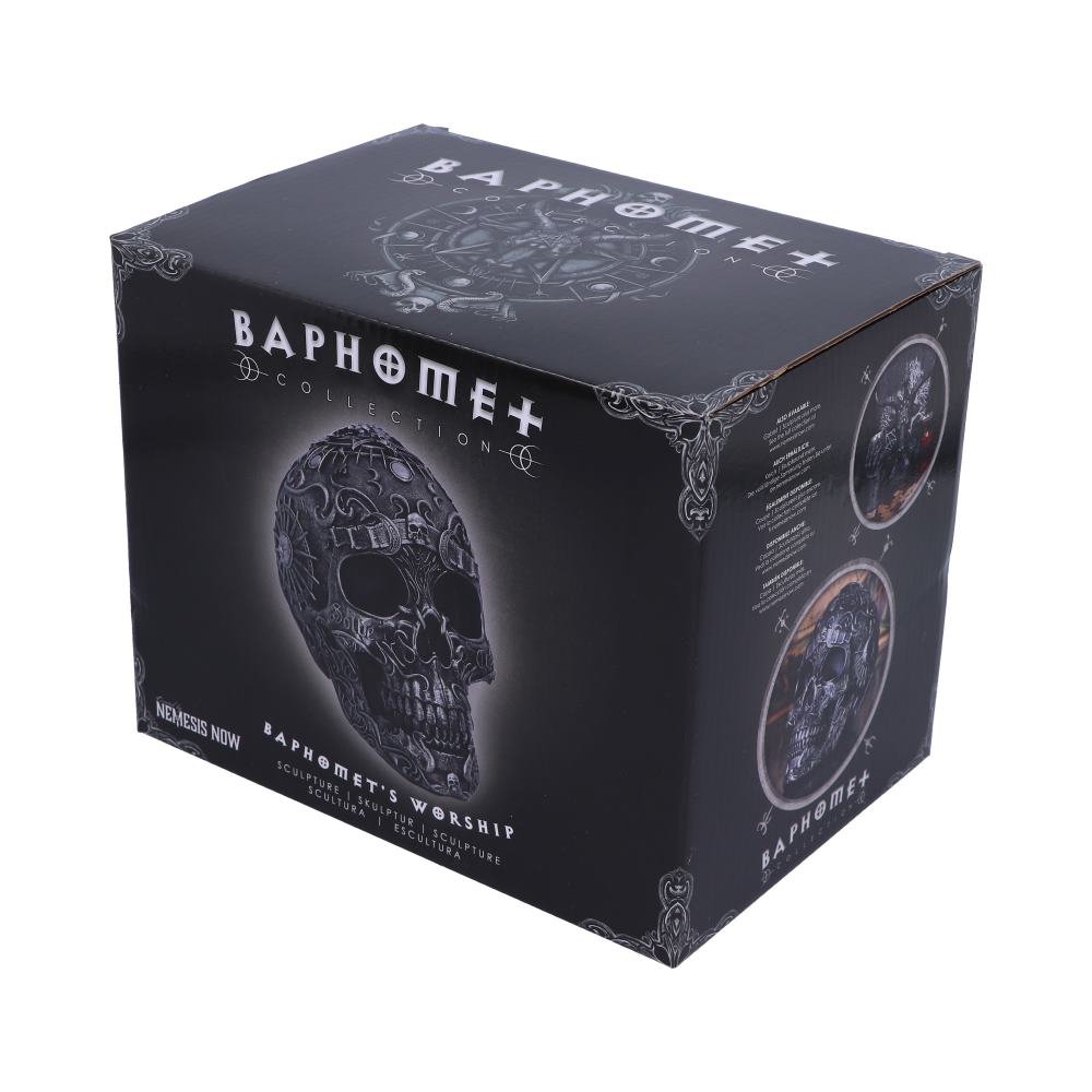 Baphomet's Worship Skull 19,5 cm