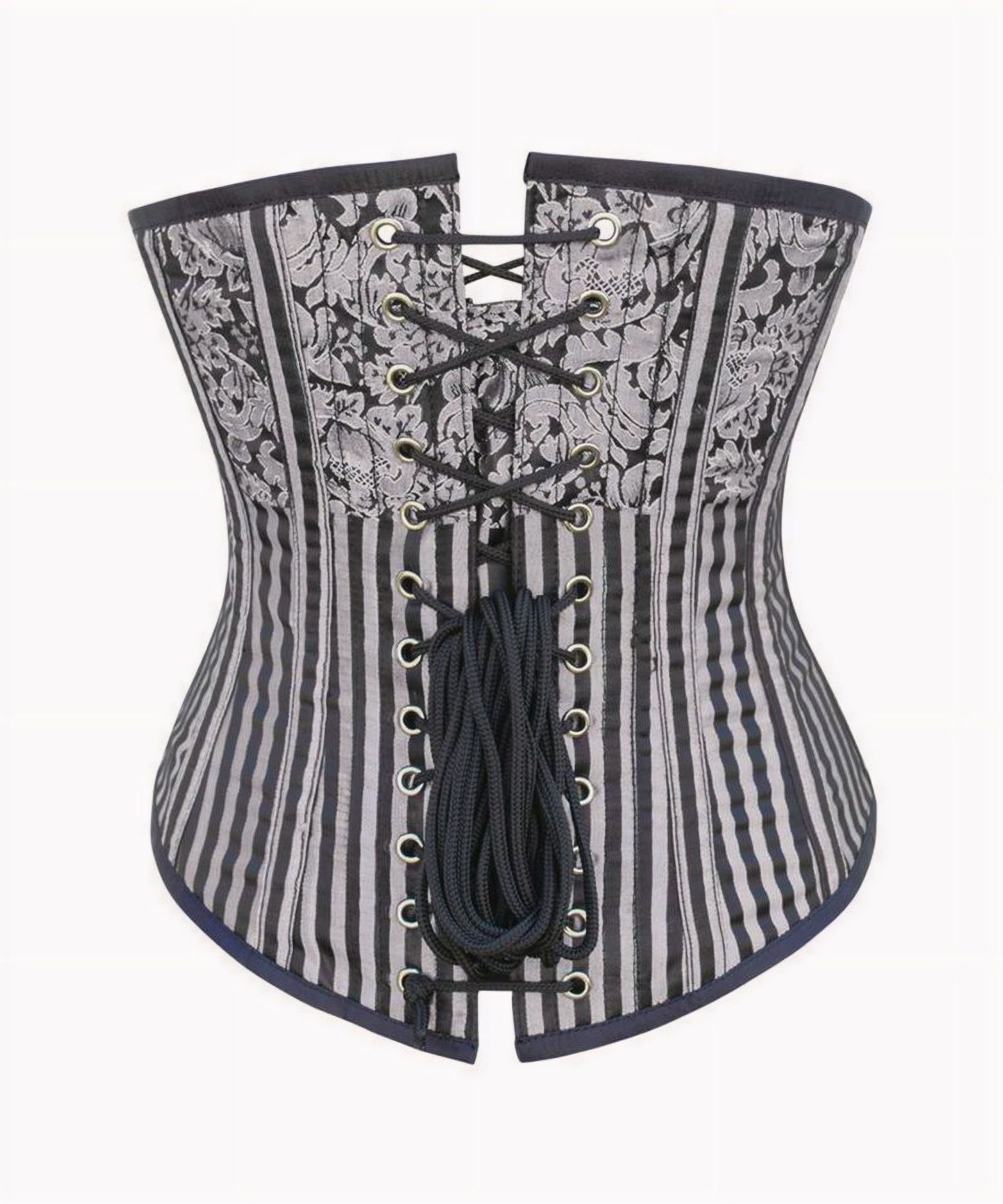 Foresight Underbust Korset Zilver/Zwart