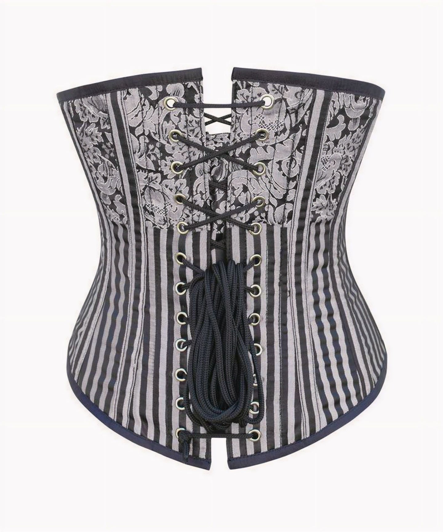 Foresight Underbust Korset Zilver/Zwart