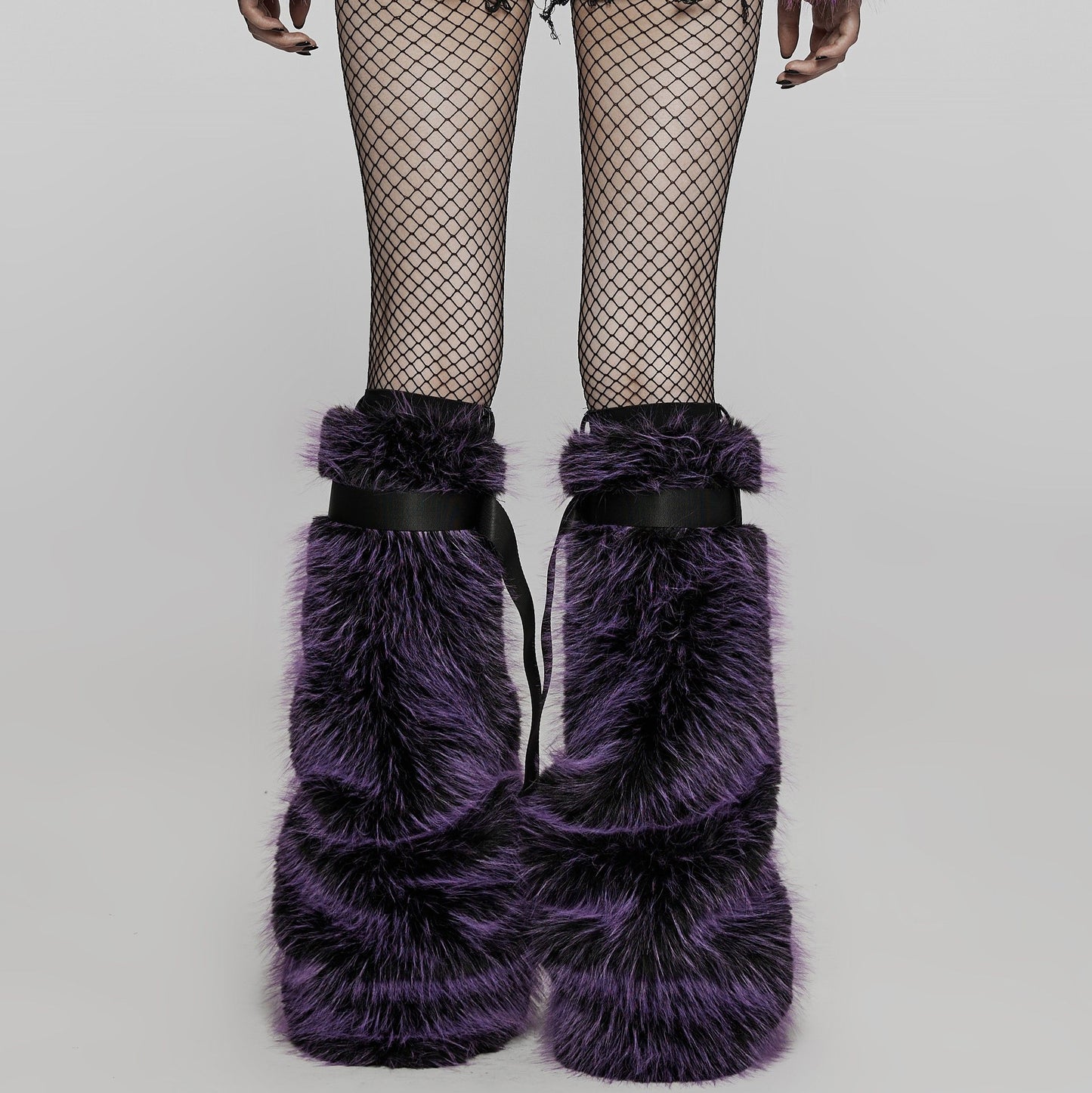 Meant to Be Beenwarmers Paars - Zwart
