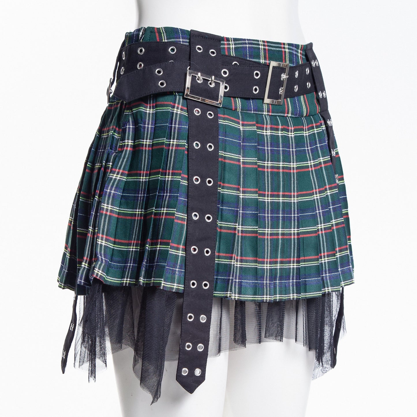 Facts Minirok Groen Tartan