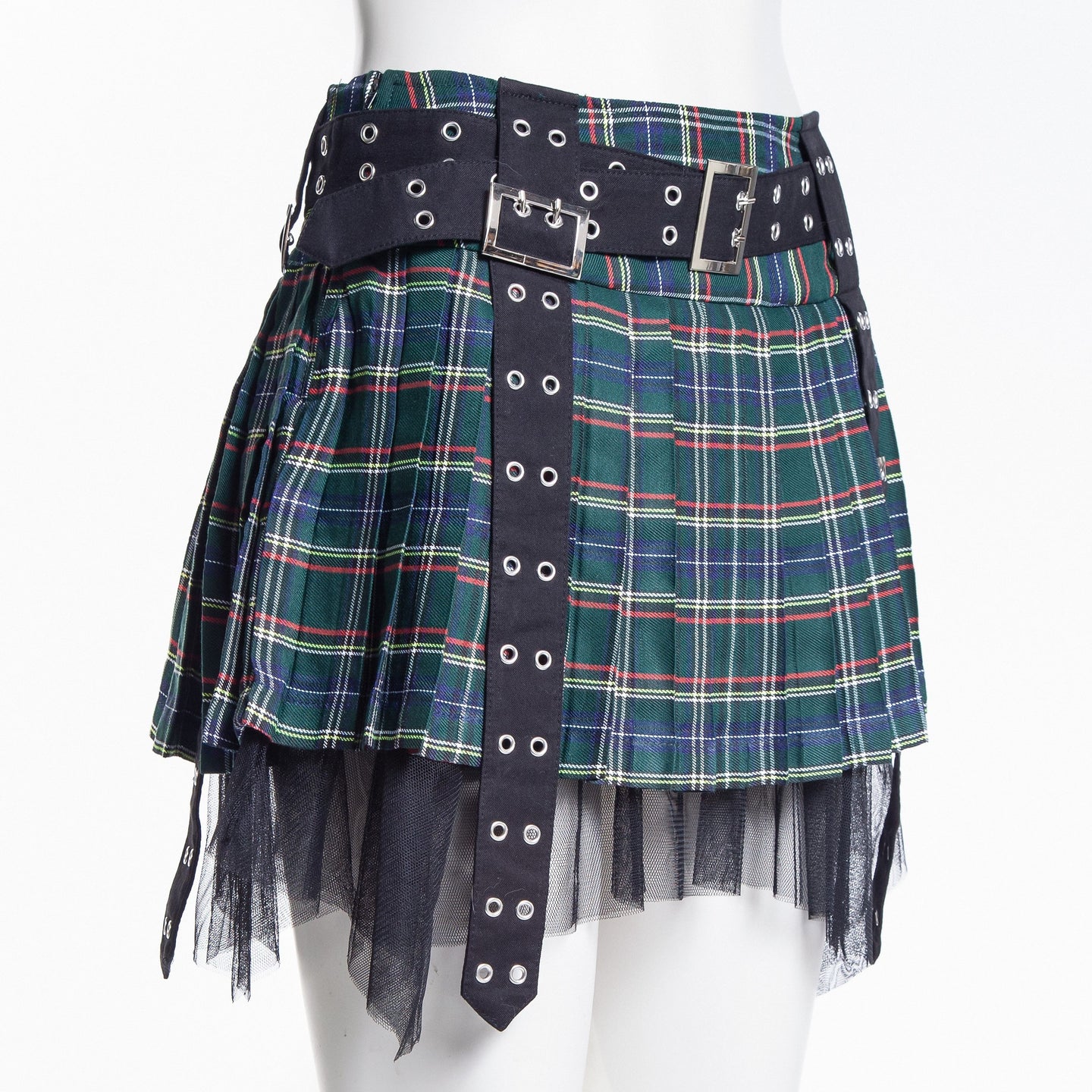 Facts Minirok Groen Tartan