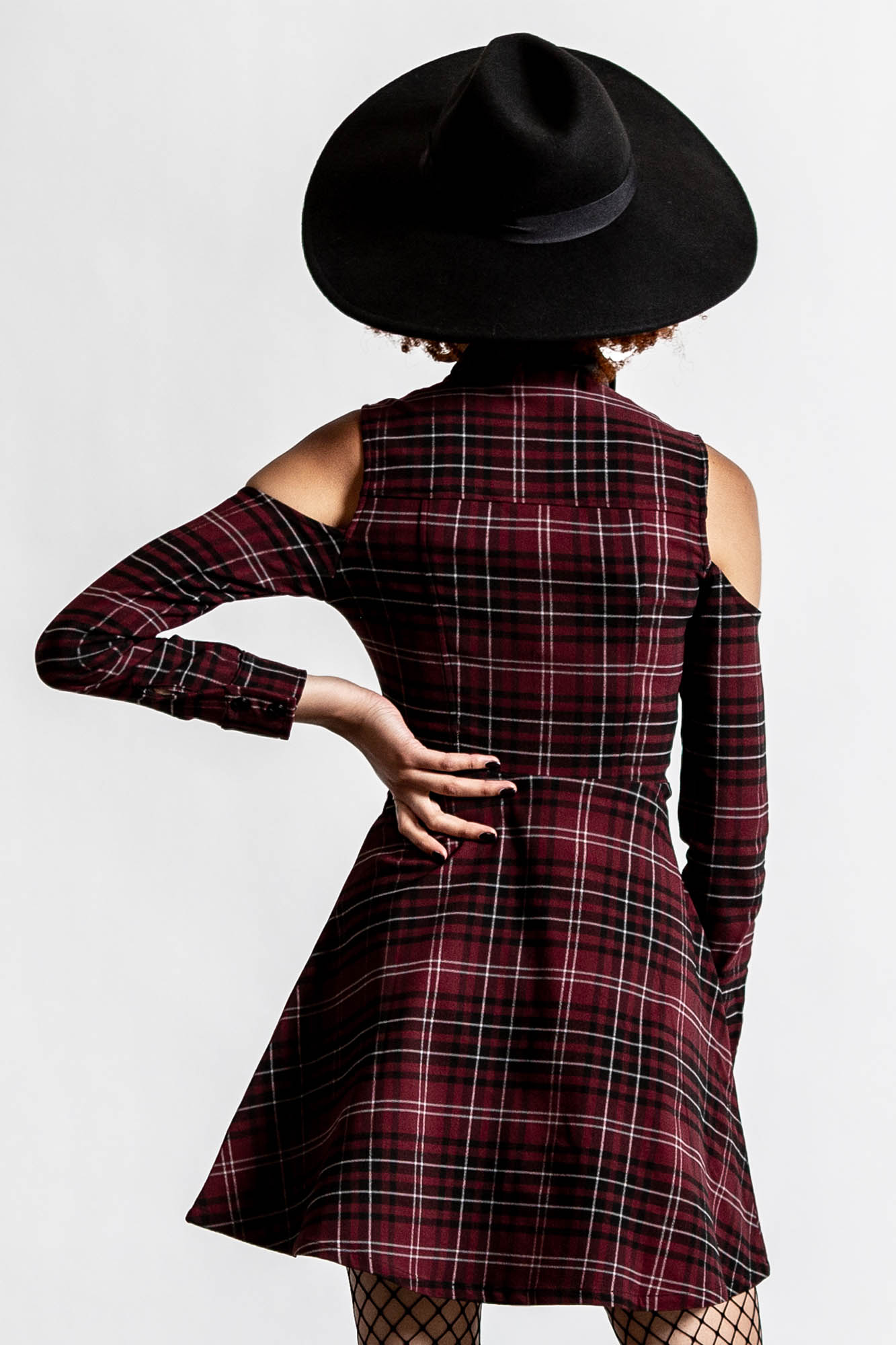 Killstar Chaotica Jurk Blood Tartan