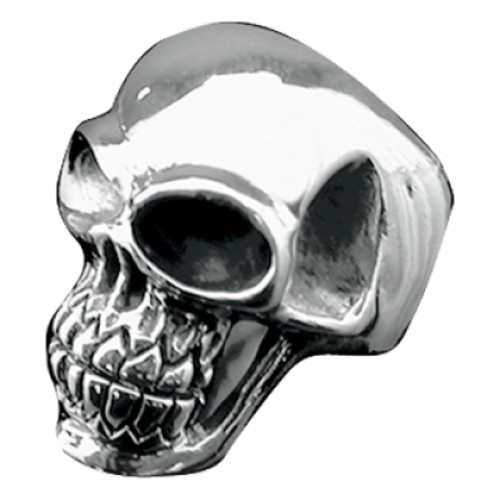 Skull Ring GR14 (Zilver)