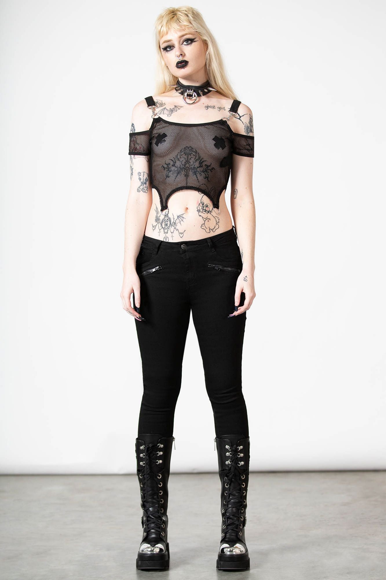 Killstar Hurricane Fishnet Top