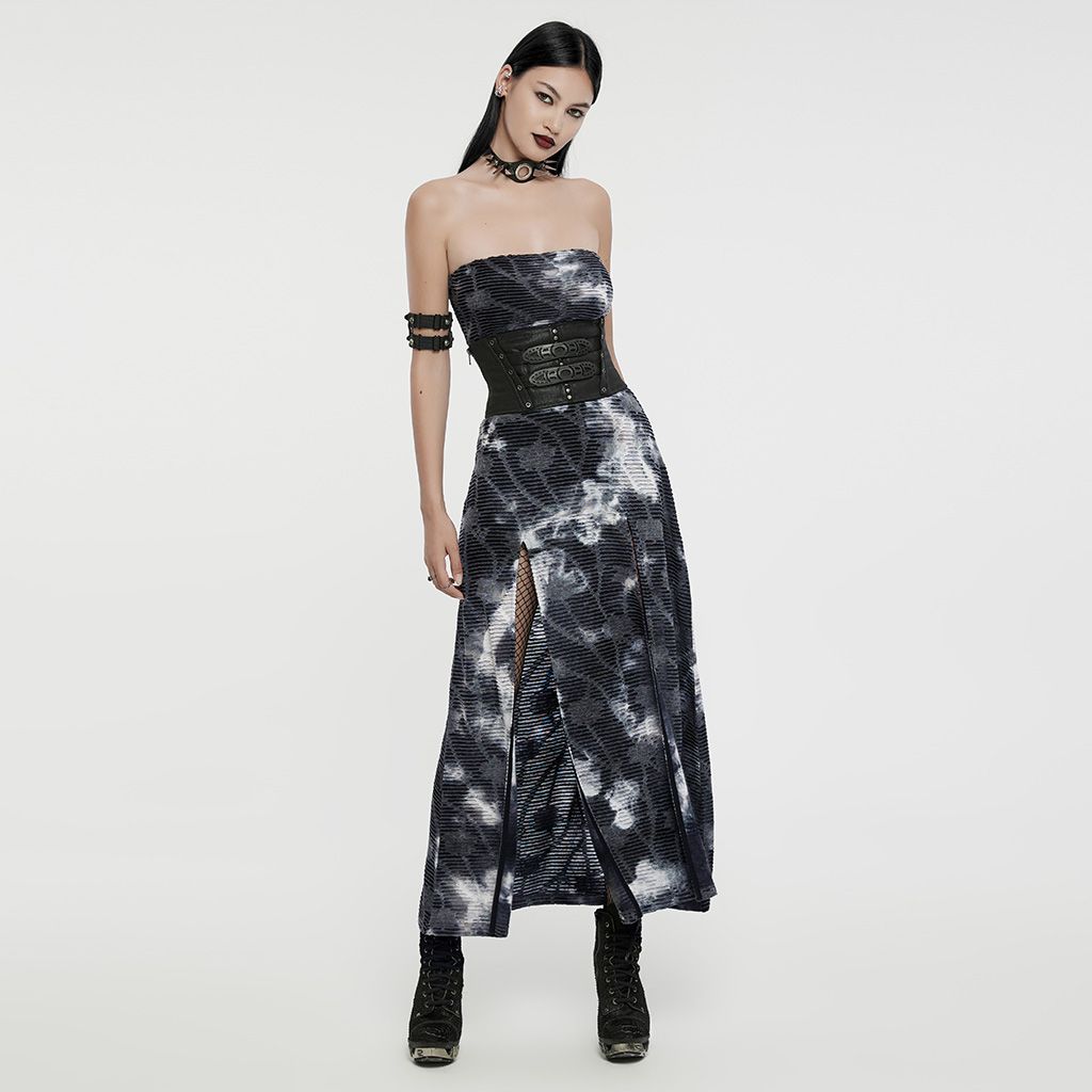 Yes I Do Dress Zwart - Grijs