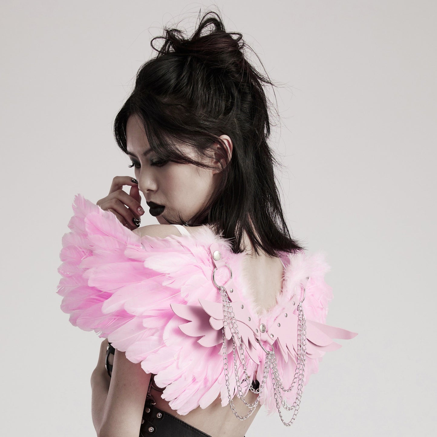 Pink Angel Wings Harness