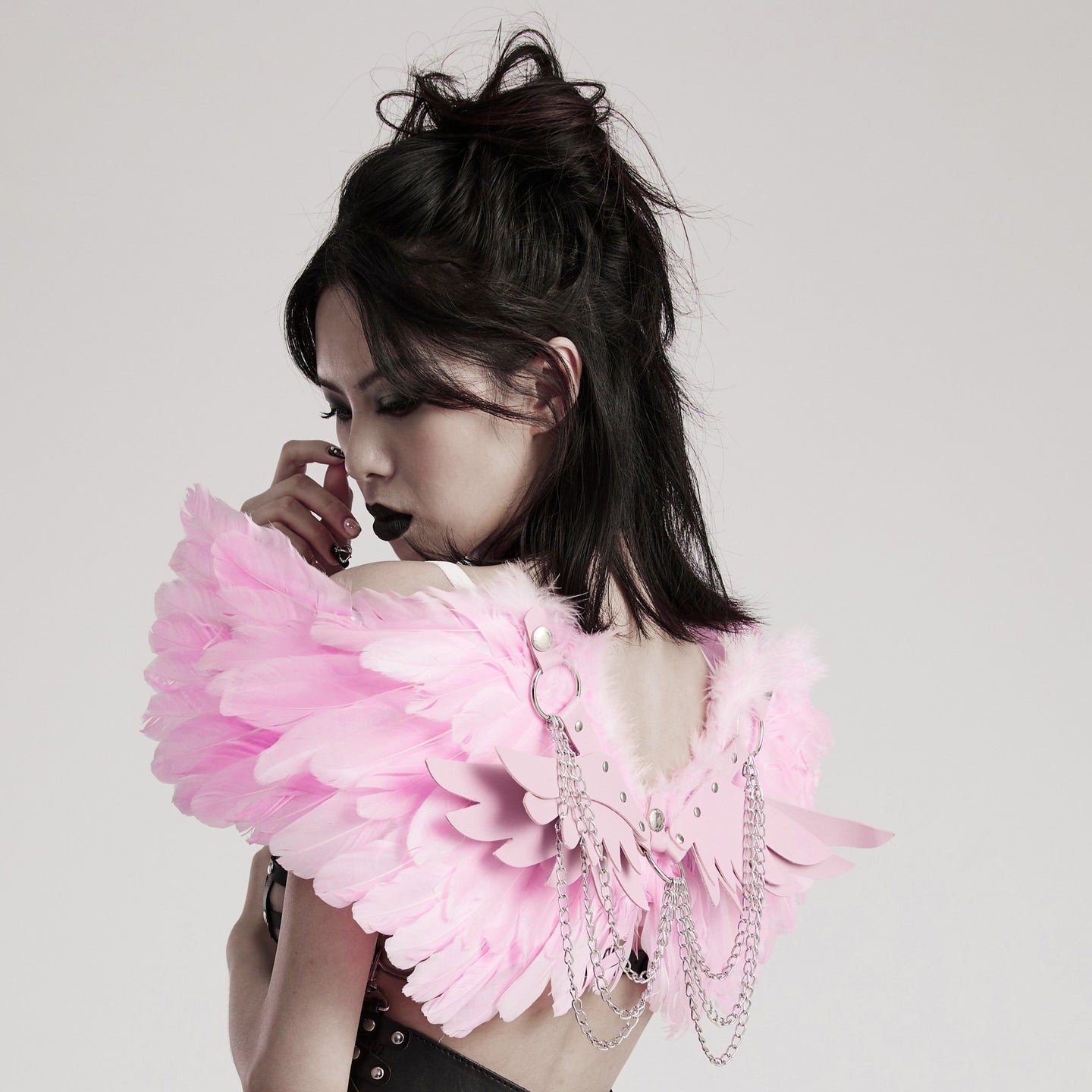 Pink Angel Wings Harness