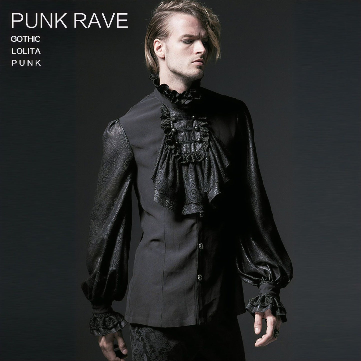 Palace Court Jabot Zwart