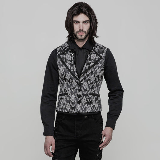 Helter-Skelter Gilet Zwart/Wit