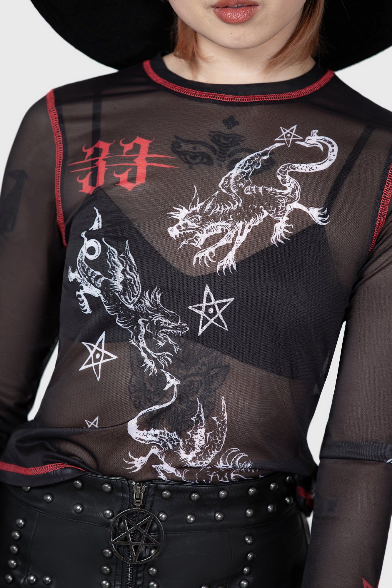 Killstar Devillment Long Sleeve Top